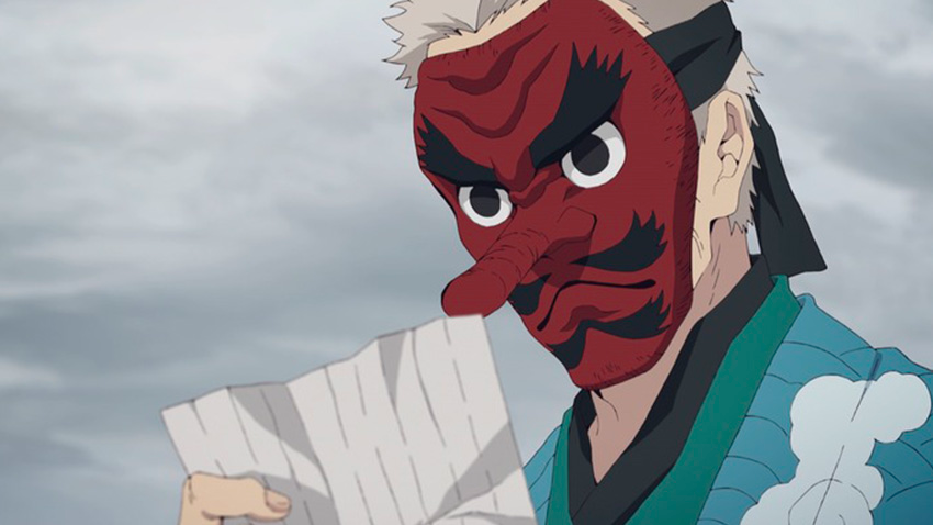 Máscara japonesa Kimetsu no yaiba