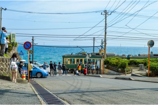 슬램덩크 기차역 가마쿠라고등학교앞 이미지