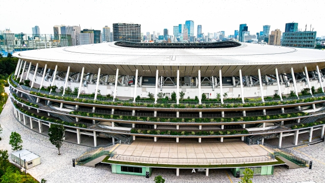 Examples of Modern Japanese Architecture : Japan National Stadium