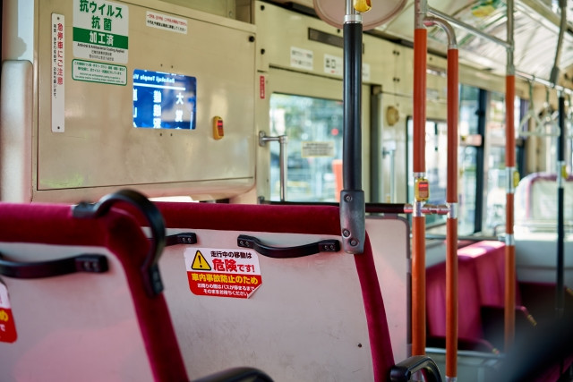 일본 버스 좌석 이미지