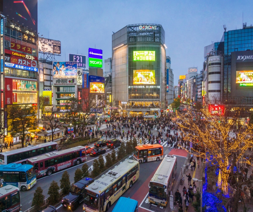 Khu phố Shibuya sầm uất