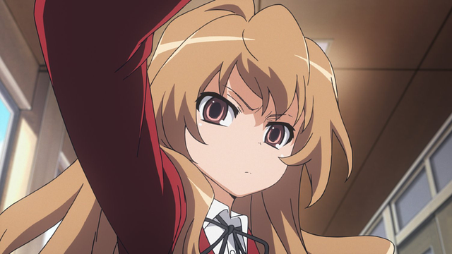 Aisaka Taiga from Toradora is a Tsundere